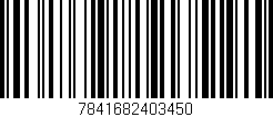 Código de barras (EAN, GTIN, SKU, ISBN): '7841682403450'