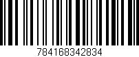 Código de barras (EAN, GTIN, SKU, ISBN): '784168342834'