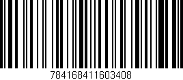 Código de barras (EAN, GTIN, SKU, ISBN): '784168411603408'