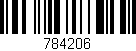 Código de barras (EAN, GTIN, SKU, ISBN): '784206'