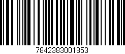 Código de barras (EAN, GTIN, SKU, ISBN): '7842383001853'