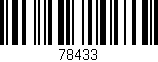 Código de barras (EAN, GTIN, SKU, ISBN): '78433'