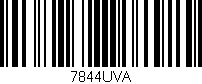 Código de barras (EAN, GTIN, SKU, ISBN): '7844UVA'