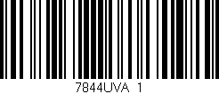 Código de barras (EAN, GTIN, SKU, ISBN): '7844UVA/1'