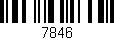 Código de barras (EAN, GTIN, SKU, ISBN): '7846'
