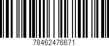 Código de barras (EAN, GTIN, SKU, ISBN): '78462476671'