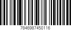 Código de barras (EAN, GTIN, SKU, ISBN): '7846987450116'