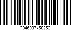 Código de barras (EAN, GTIN, SKU, ISBN): '7846987450253'