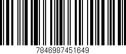 Código de barras (EAN, GTIN, SKU, ISBN): '7846987451649'