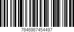 Código de barras (EAN, GTIN, SKU, ISBN): '7846987454497'