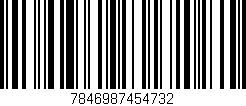 Código de barras (EAN, GTIN, SKU, ISBN): '7846987454732'