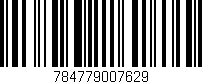 Código de barras (EAN, GTIN, SKU, ISBN): '784779007629'