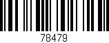 Código de barras (EAN, GTIN, SKU, ISBN): '78479'