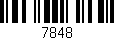 Código de barras (EAN, GTIN, SKU, ISBN): '7848'