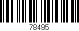 Código de barras (EAN, GTIN, SKU, ISBN): '78495'