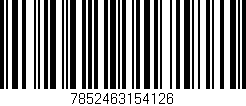 Código de barras (EAN, GTIN, SKU, ISBN): '7852463154126'