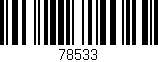 Código de barras (EAN, GTIN, SKU, ISBN): '78533'