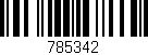 Código de barras (EAN, GTIN, SKU, ISBN): '785342'