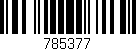 Código de barras (EAN, GTIN, SKU, ISBN): '785377'