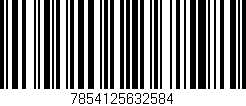 Código de barras (EAN, GTIN, SKU, ISBN): '7854125632584'