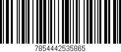 Código de barras (EAN, GTIN, SKU, ISBN): '7854442535865'