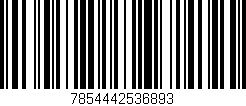 Código de barras (EAN, GTIN, SKU, ISBN): '7854442536893'
