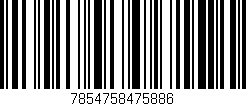 Código de barras (EAN, GTIN, SKU, ISBN): '7854758475886'