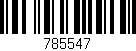 Código de barras (EAN, GTIN, SKU, ISBN): '785547'