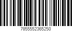 Código de barras (EAN, GTIN, SKU, ISBN): '7855552365250'