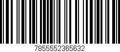Código de barras (EAN, GTIN, SKU, ISBN): '7855552365632'