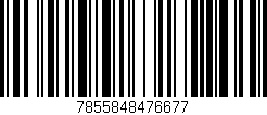 Código de barras (EAN, GTIN, SKU, ISBN): '7855848476677'
