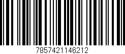 Código de barras (EAN, GTIN, SKU, ISBN): '7857421146212'
