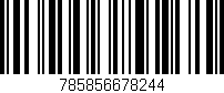 Código de barras (EAN, GTIN, SKU, ISBN): '785856678244'