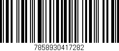 Código de barras (EAN, GTIN, SKU, ISBN): '7858930417282'