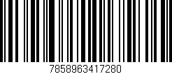 Código de barras (EAN, GTIN, SKU, ISBN): '7858963417280'