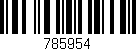 Código de barras (EAN, GTIN, SKU, ISBN): '785954'