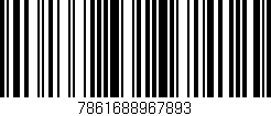 Código de barras (EAN, GTIN, SKU, ISBN): '7861688967893'