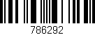Código de barras (EAN, GTIN, SKU, ISBN): '786292'