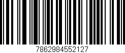 Código de barras (EAN, GTIN, SKU, ISBN): '7862984552127'