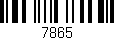Código de barras (EAN, GTIN, SKU, ISBN): '7865'