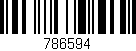 Código de barras (EAN, GTIN, SKU, ISBN): '786594'