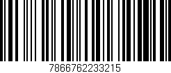 Código de barras (EAN, GTIN, SKU, ISBN): '7866762233215'