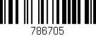 Código de barras (EAN, GTIN, SKU, ISBN): '786705'