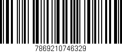 Código de barras (EAN, GTIN, SKU, ISBN): '7869210746329'