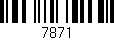 Código de barras (EAN, GTIN, SKU, ISBN): '7871'