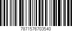 Código de barras (EAN, GTIN, SKU, ISBN): '7871576703540'