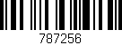 Código de barras (EAN, GTIN, SKU, ISBN): '787256'