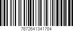 Código de barras (EAN, GTIN, SKU, ISBN): '7872641341704'