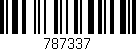 Código de barras (EAN, GTIN, SKU, ISBN): '787337'