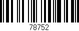 Código de barras (EAN, GTIN, SKU, ISBN): '78752'